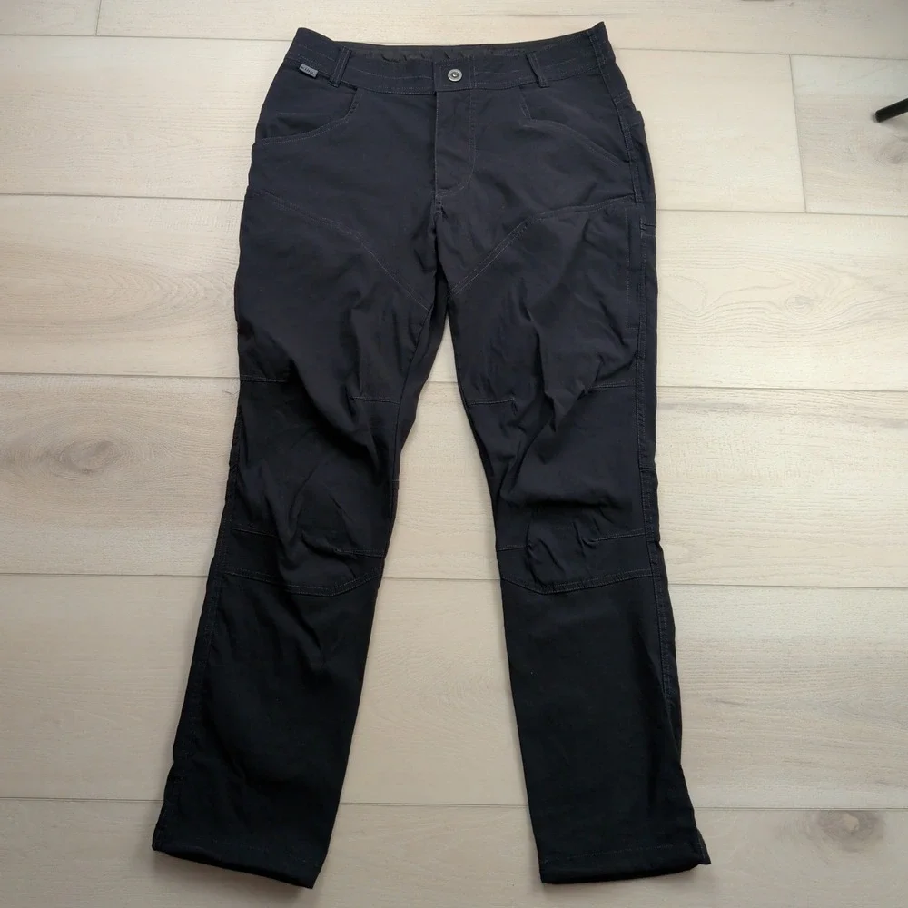 Kuhl Renegade Rock Pants Mens 32x30 Black Hiking Outdoor Technical Trousers 5603